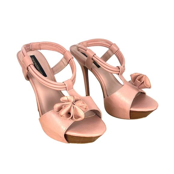 Steve Madden | Pink High Heels Ankle Flower 9.5 - Picture 2 of 10